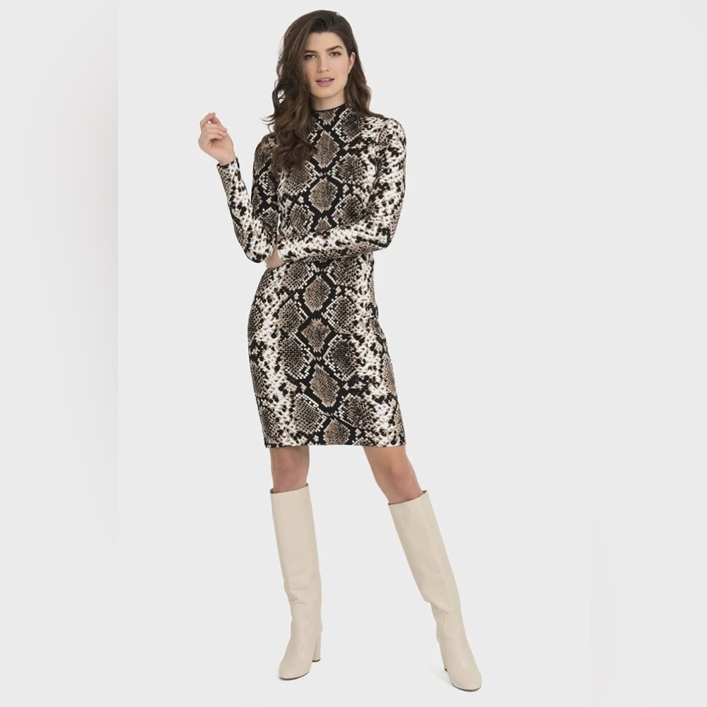 Joseph Ribkoff Snake Print Dress Size 10